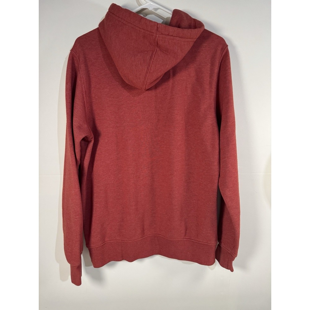 The North Face brick Red half dome Pullover cotton poly Hoodie - Picture 2 of 6